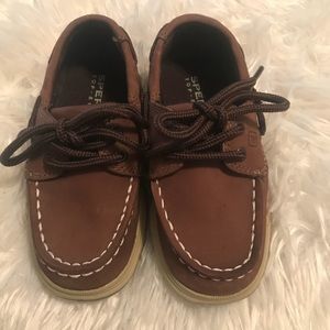 Boys Brown Sperry Top- Sider Size 8